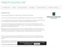 Tablet Screenshot of friesischer-hof.de